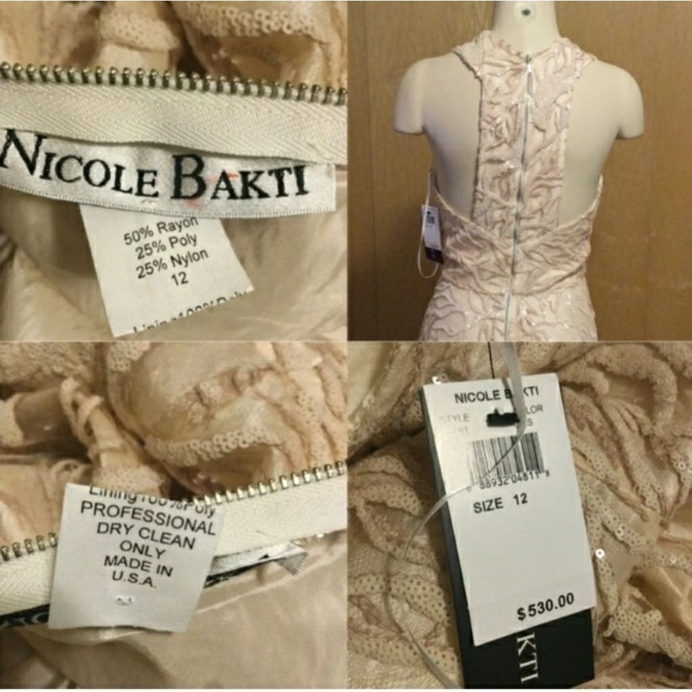 NICOLE BAKTI 6746 HI LOW GOWN - Picture 8 of 8